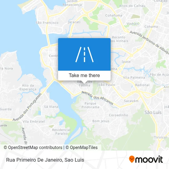 Rua Primeiro De Janeiro map