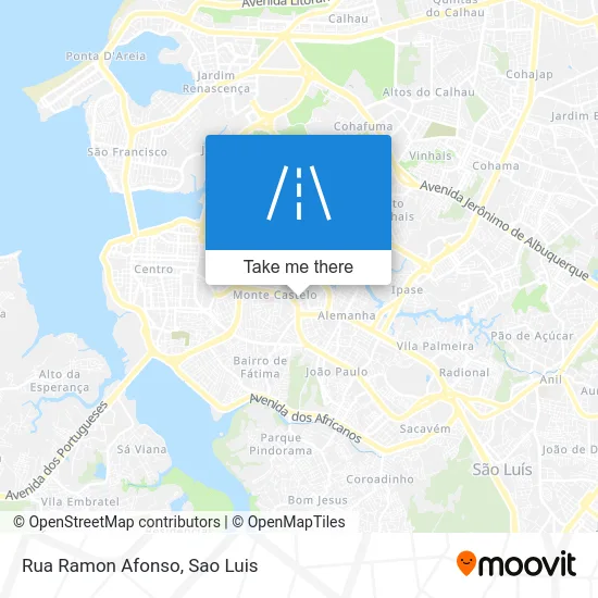 Rua Ramon Afonso map