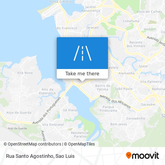 Mapa Rua Santo Agostinho