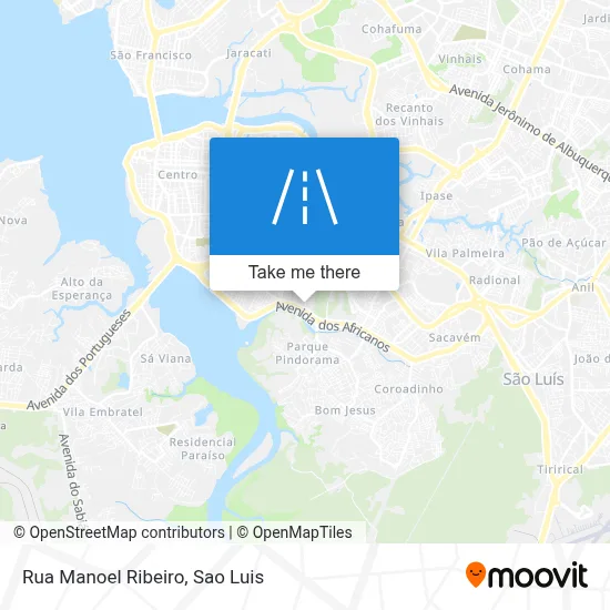 Rua Manoel Ribeiro map