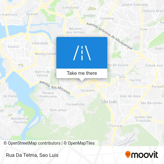 Rua Da Telma map