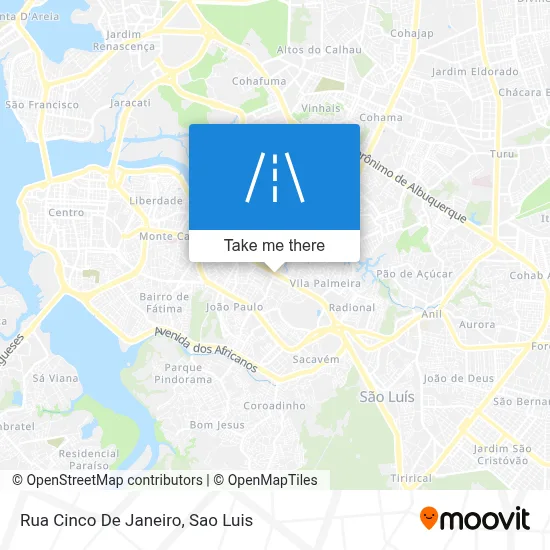 Rua Cinco De Janeiro map