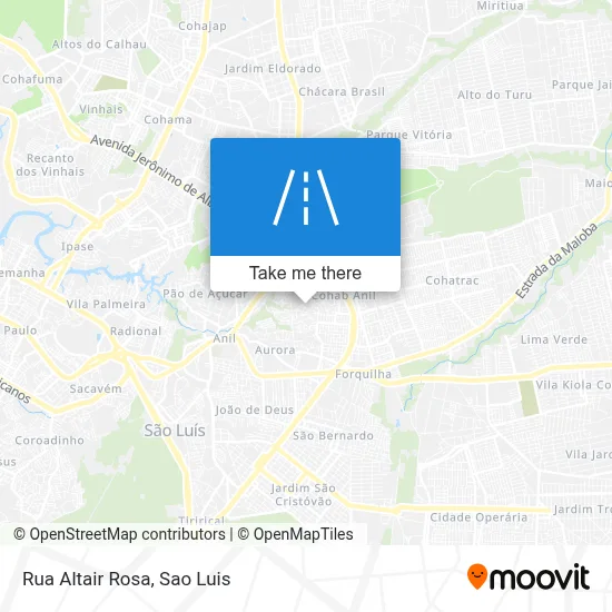 Rua Altair Rosa map