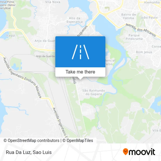 Rua Da Luz map