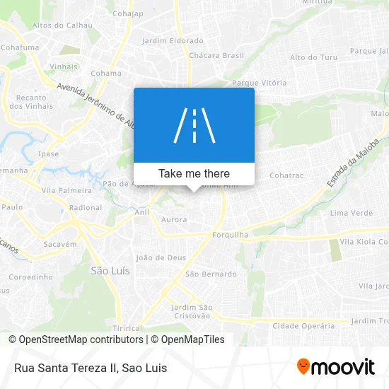 Rua Santa Tereza II map