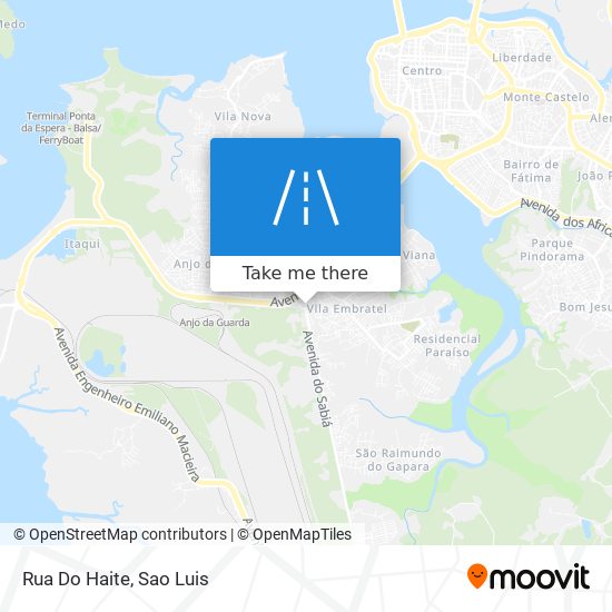 Rua Do Haite map