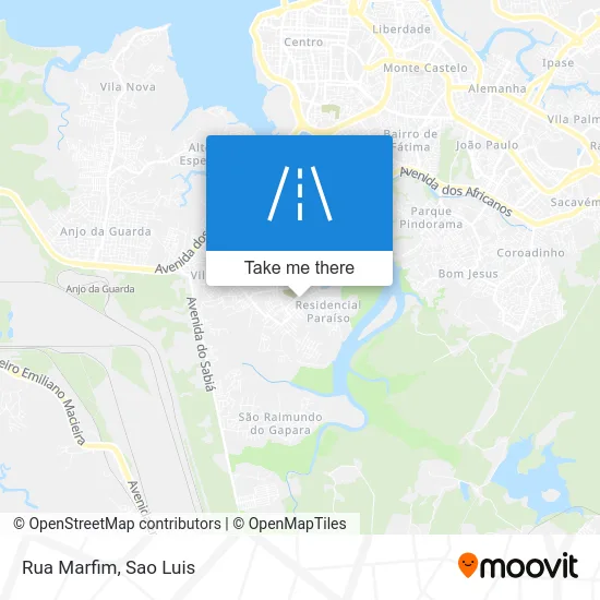 Rua Marfim map