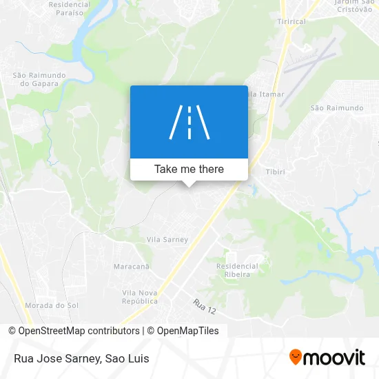 Rua Jose Sarney map