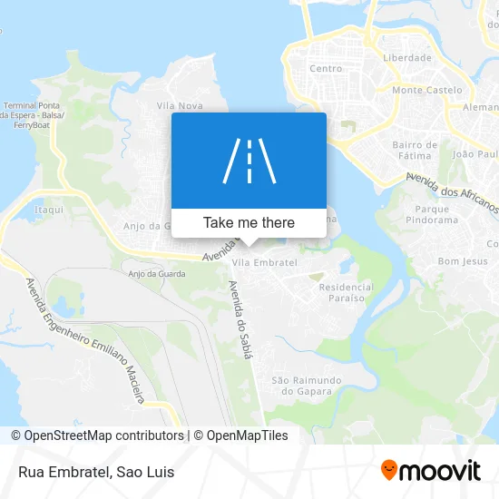 Rua Embratel map