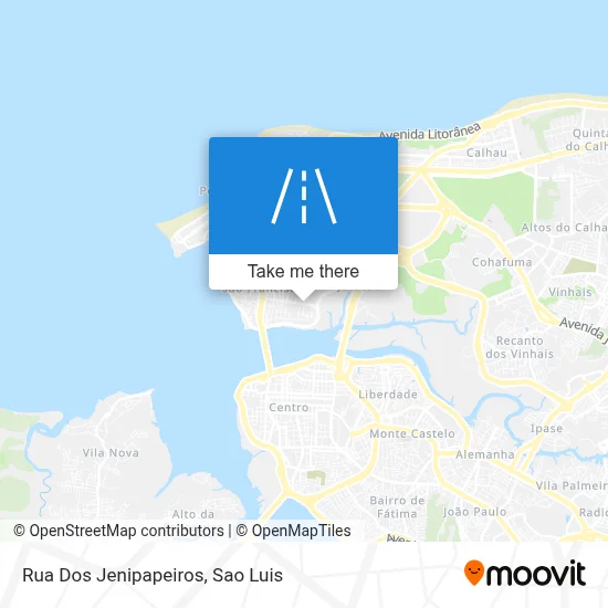 Rua Dos Jenipapeiros map