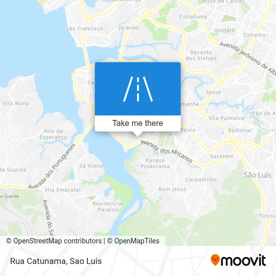 Rua Catunama map