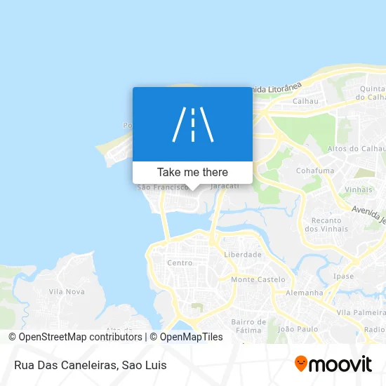 Rua Das Caneleiras map