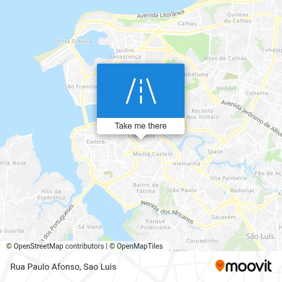 Rua Paulo Afonso map