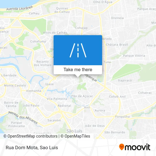 Rua Dom Mota map