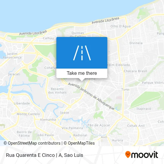 Rua Quarenta E Cinco | A map