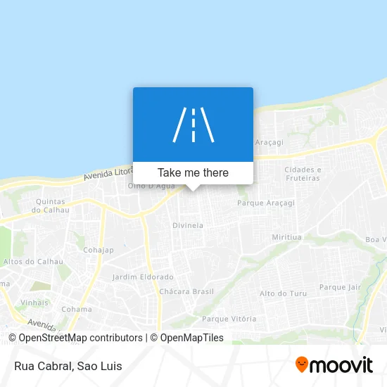 Rua Cabral map