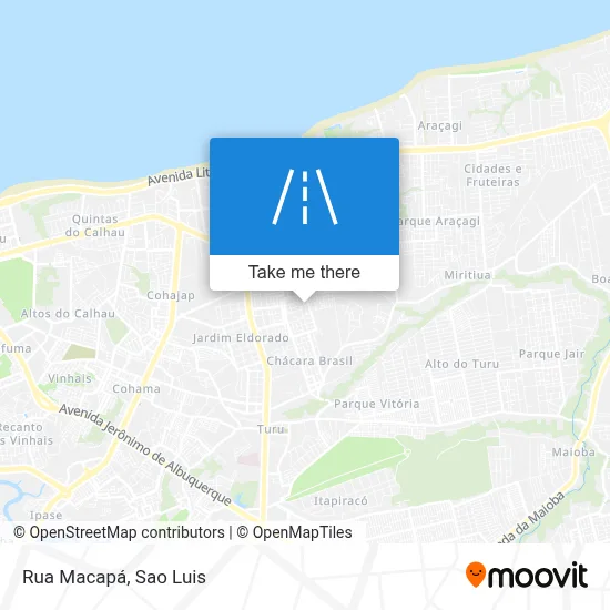 Rua Macapá map