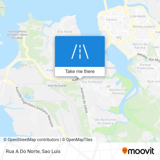 Rua A Do Norte map