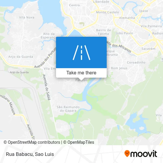 Rua Babacu map