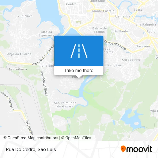 Rua Do Cedro map