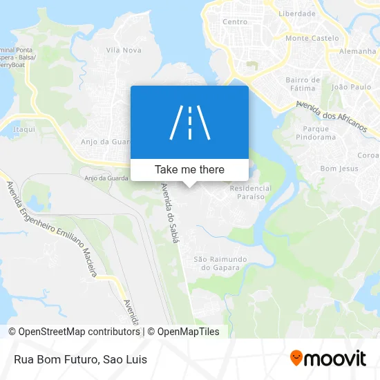 Rua Bom Futuro map
