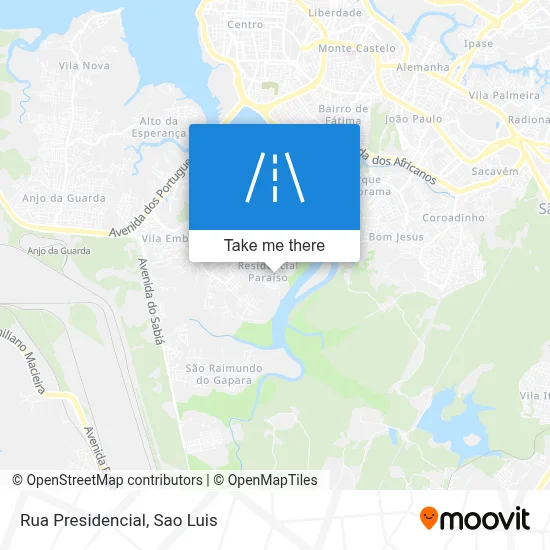 Rua Presidencial map