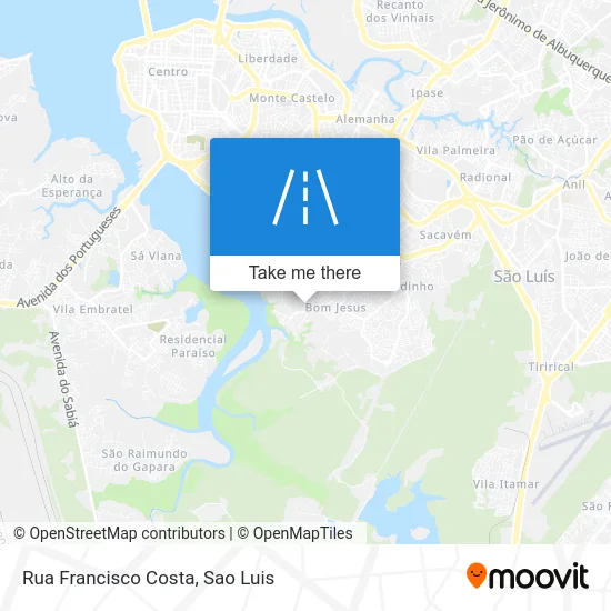 Rua Francisco Costa map