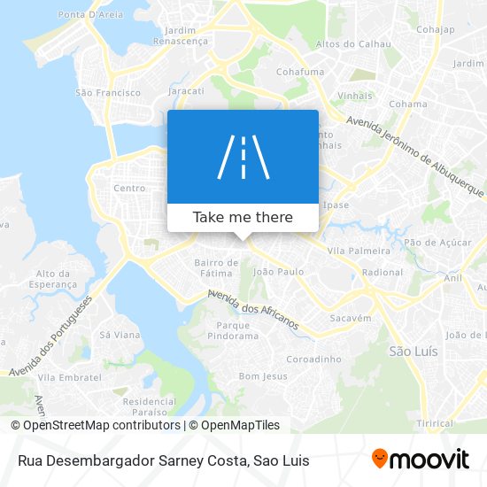 Mapa Rua Desembargador Sarney Costa