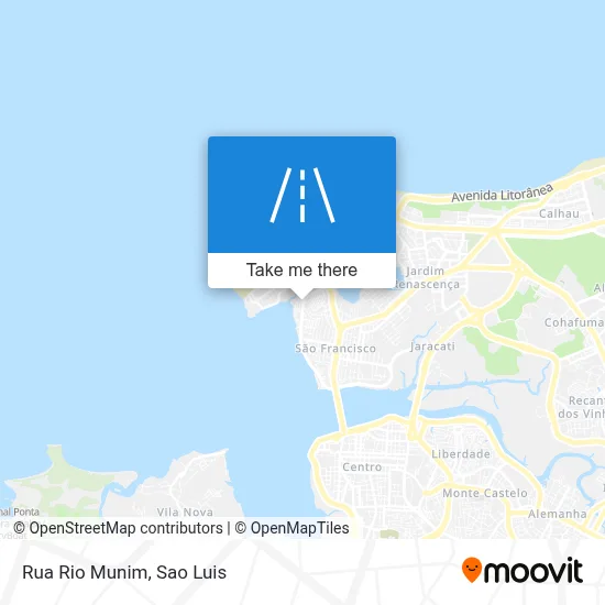 Rua Rio Munim map