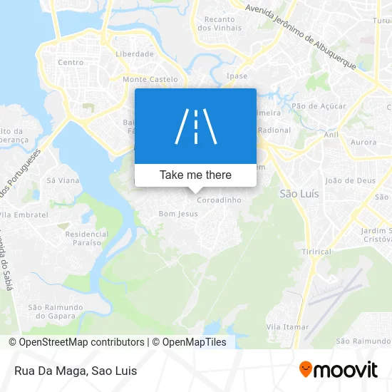 Rua Da Maga map