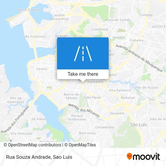 Rua Souza Andrade map