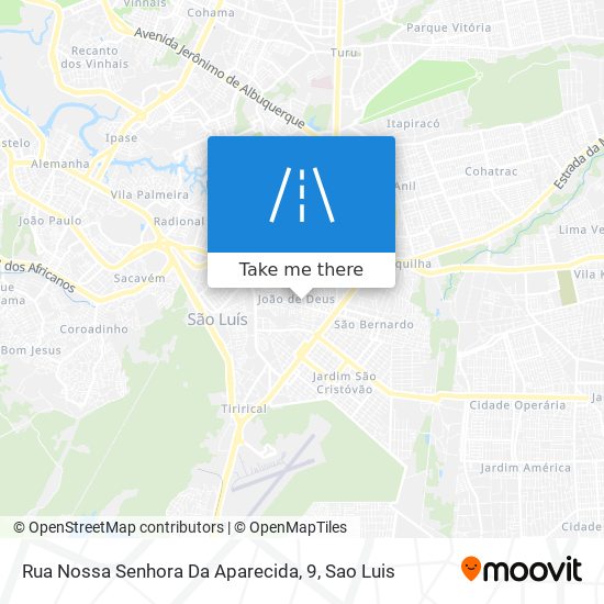 Mapa Rua Nossa Senhora Da Aparecida, 9