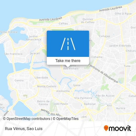 Rua Vênus map