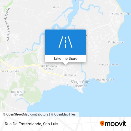 Rua Da Fraternidade map