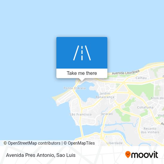 Avenida Pres Antonio map