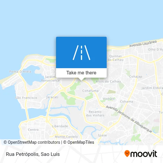 Rua Petrópolis map