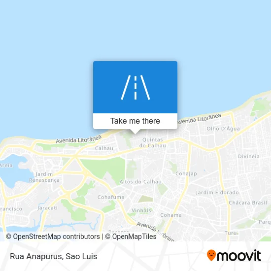 Rua Anapurus map