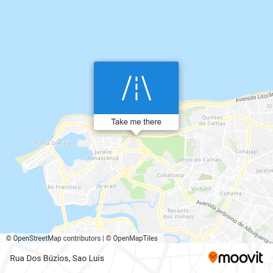 Rua Dos Búzios map