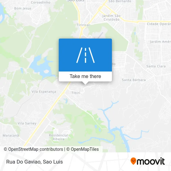 Rua Do Gaviao map