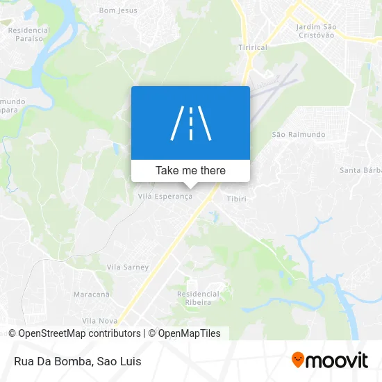 Rua Da Bomba map