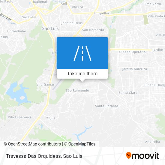 Travessa Das Orquideas map