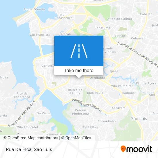 Rua Da Elca map