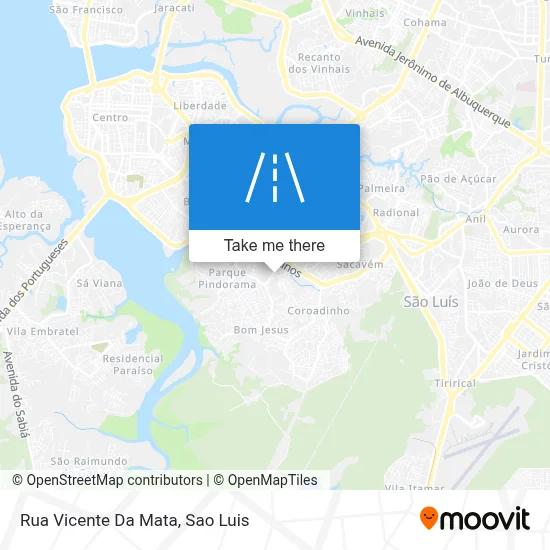 Rua Vicente Da Mata map