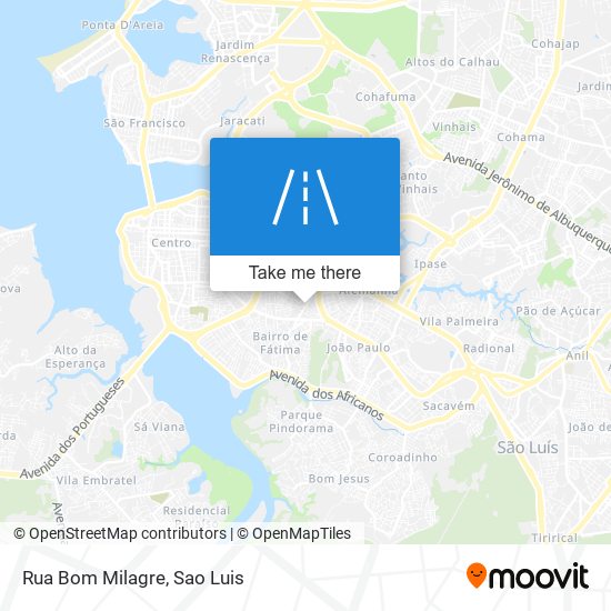 Rua Bom Milagre map