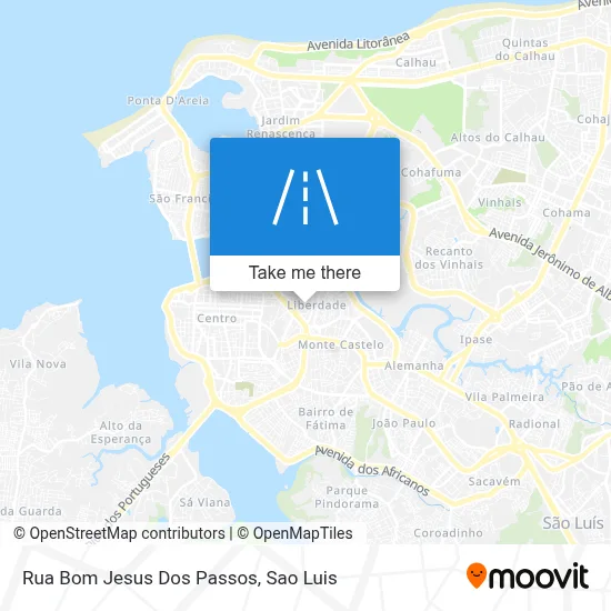 Rua Bom Jesus Dos Passos map