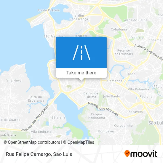Rua Felipe Camargo map