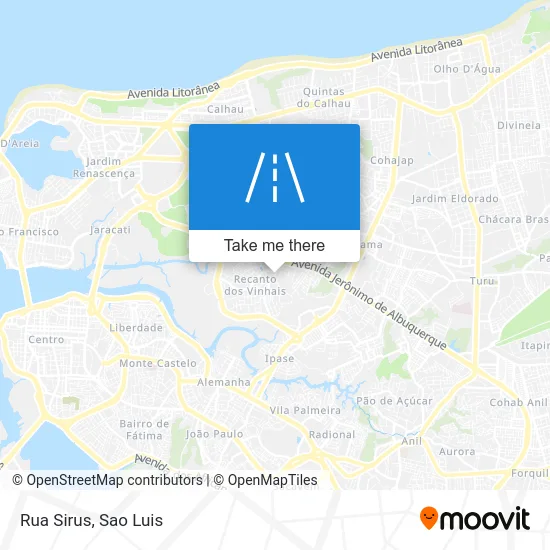 Rua Sirus map