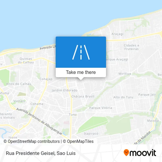 Rua Presidente Geisel map