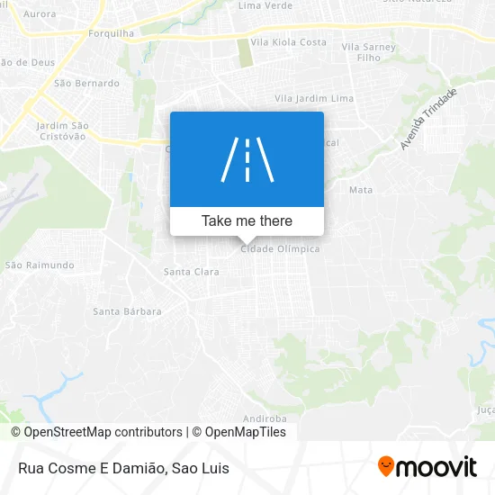 Rua Cosme E Damião map
