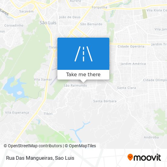 Rua Das Mangueiras map